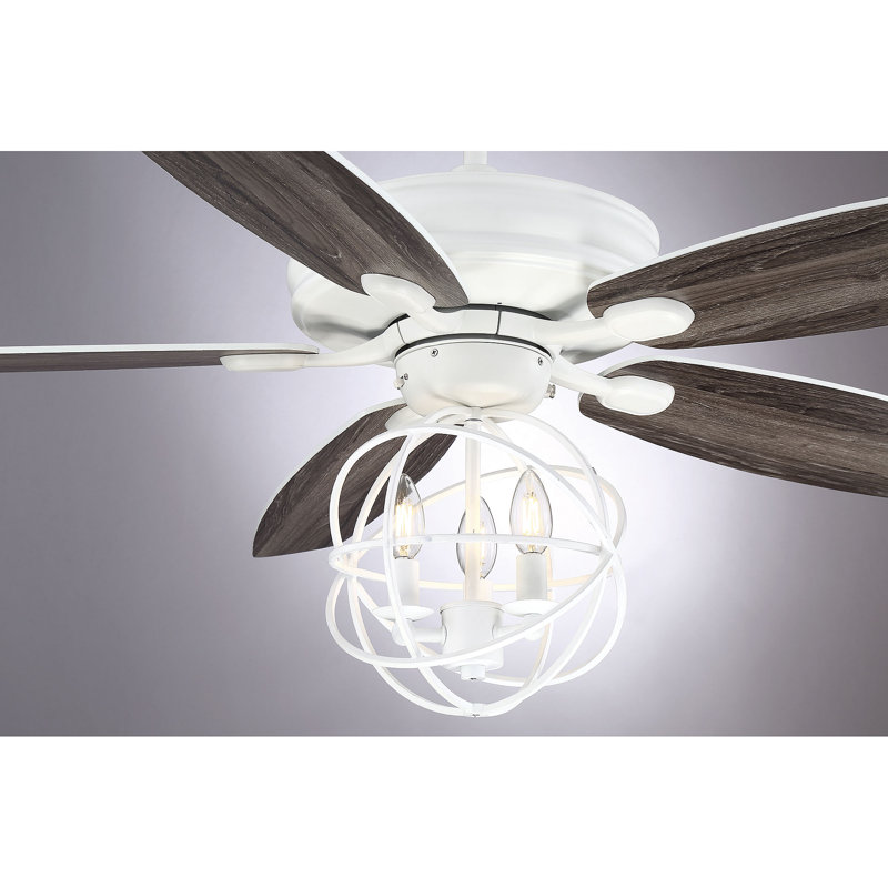 Gracie Oaks 3Light LED Ceiling Fan Globe Light Kit & Reviews Wayfair